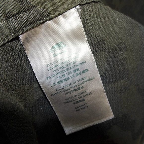 Roots Camo Green Button Shirt - Picture 5 of 5